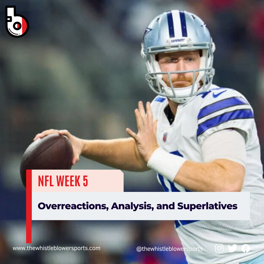 NFL Week 5: Overreactions, Analysis, And Superlatives - The ...